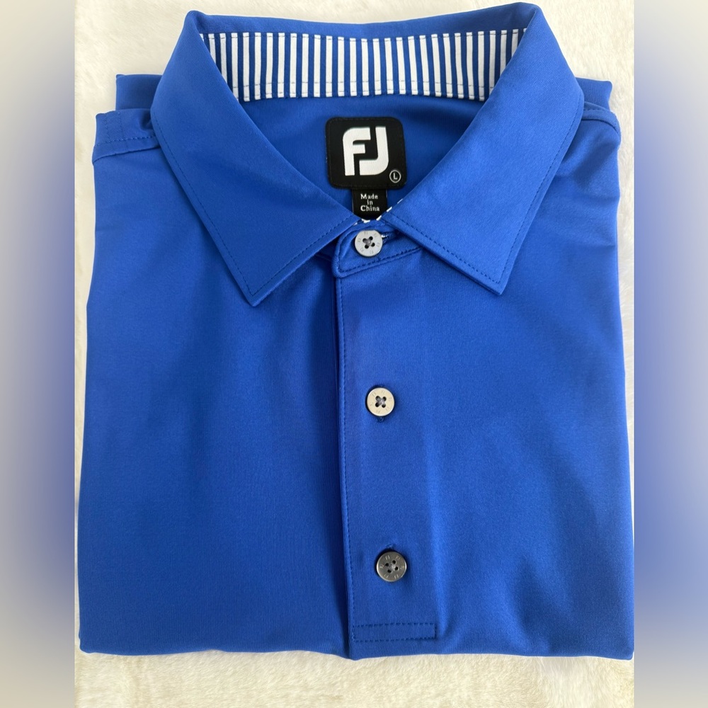FootJoy Men's Vibrant Blue Polo